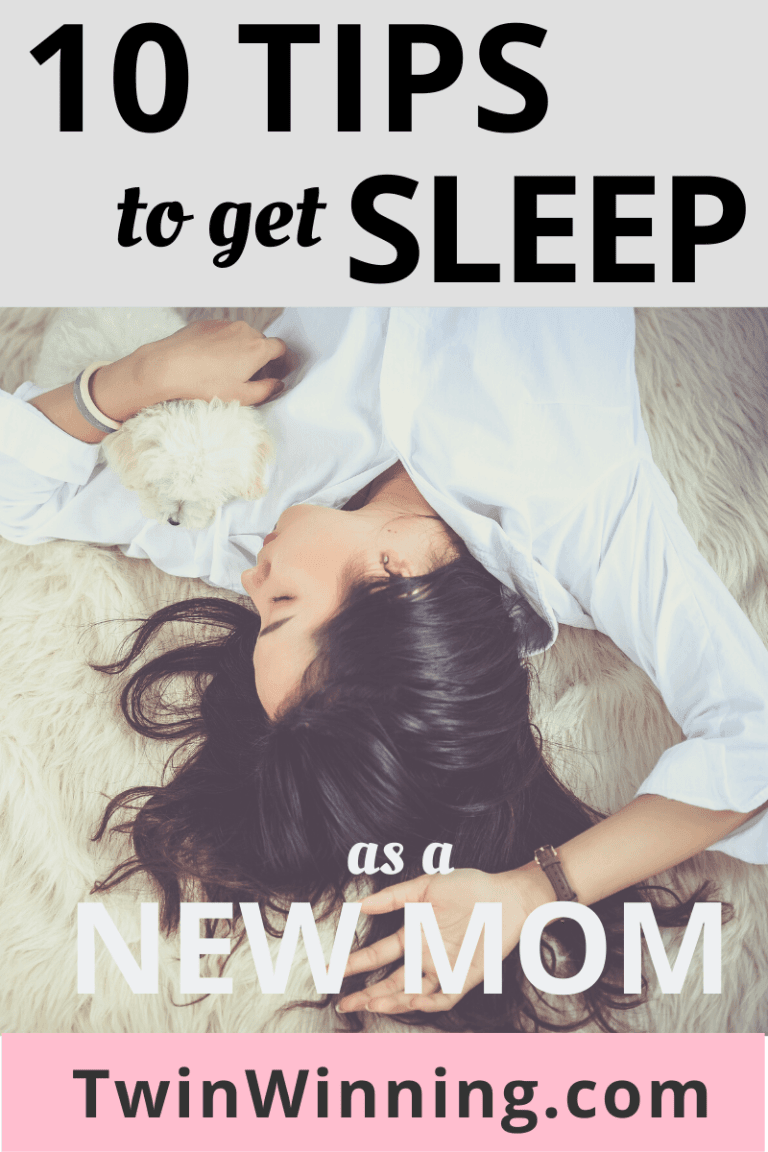 10 Tips To Get Sleep as a New Mom of Twins - Twin Winning