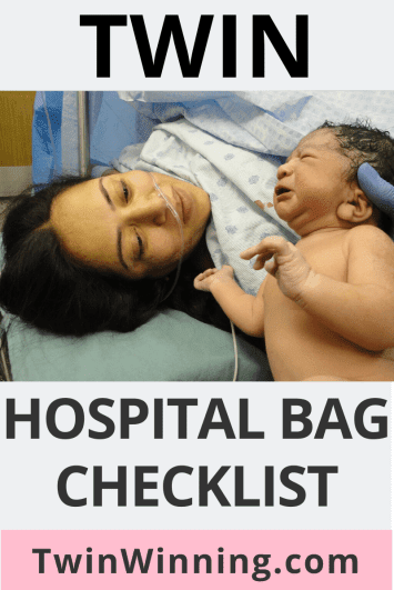 Twin Hospital Bag Checklist - Twin Winning