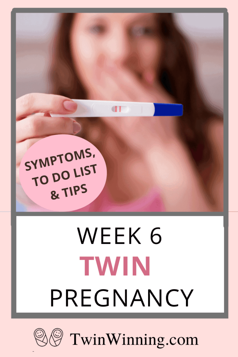 twin pregnancy 6 week symptoms